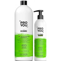 Shampoo 1000ml +Gel Activador Rizos Scrunch Revlon Pro You The Twister